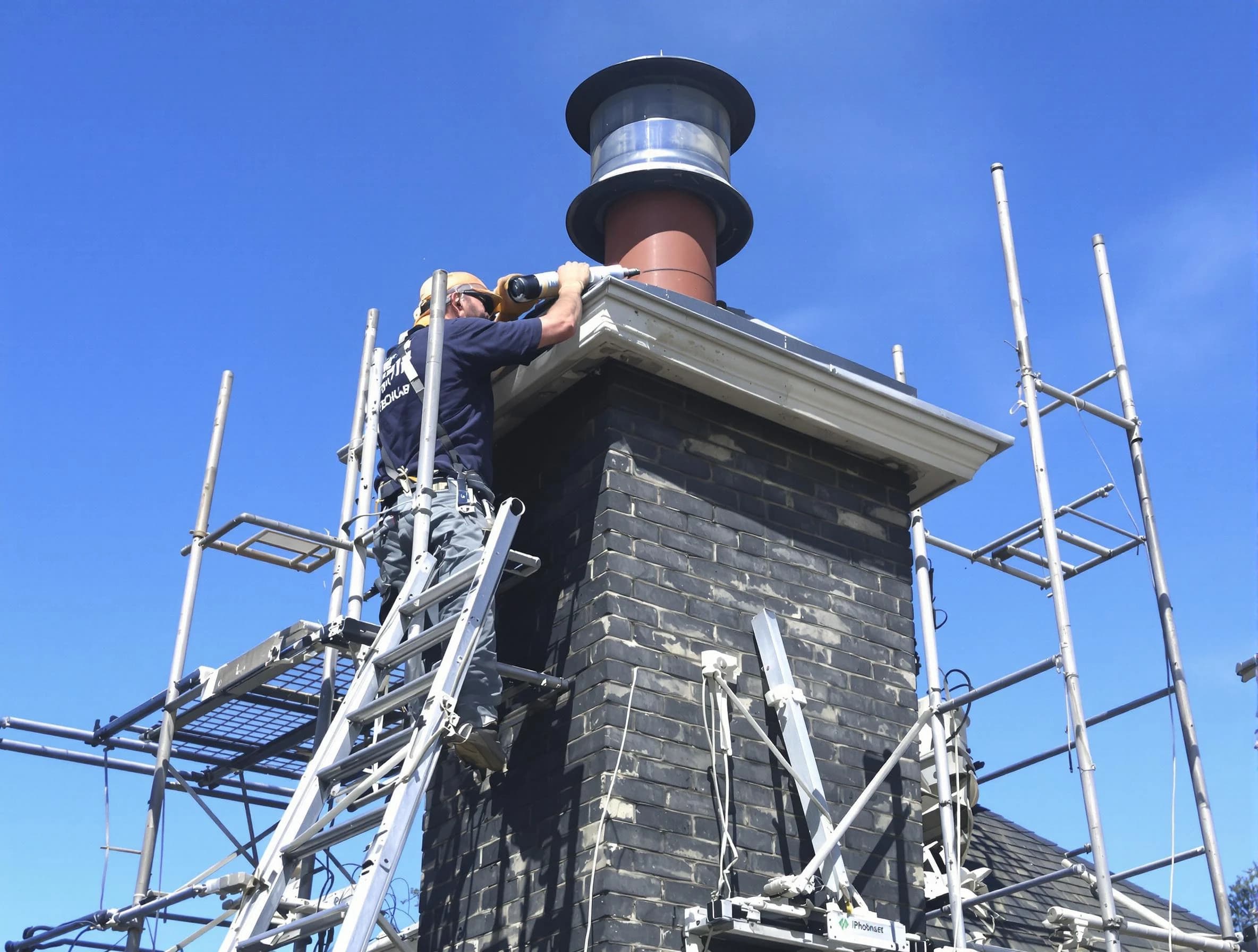 Sturdy chimney crown finished by Providence Chimney Sweep in Providence, RI