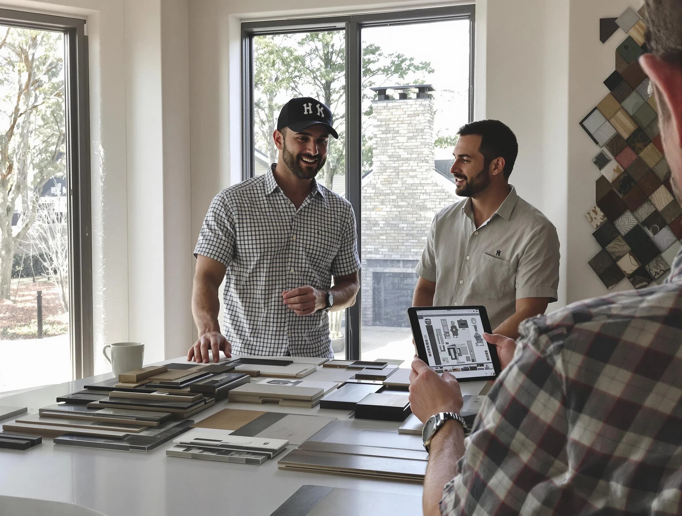 Providence Chimney Sweep remodeling a chimney and fireplace in Providence, RI