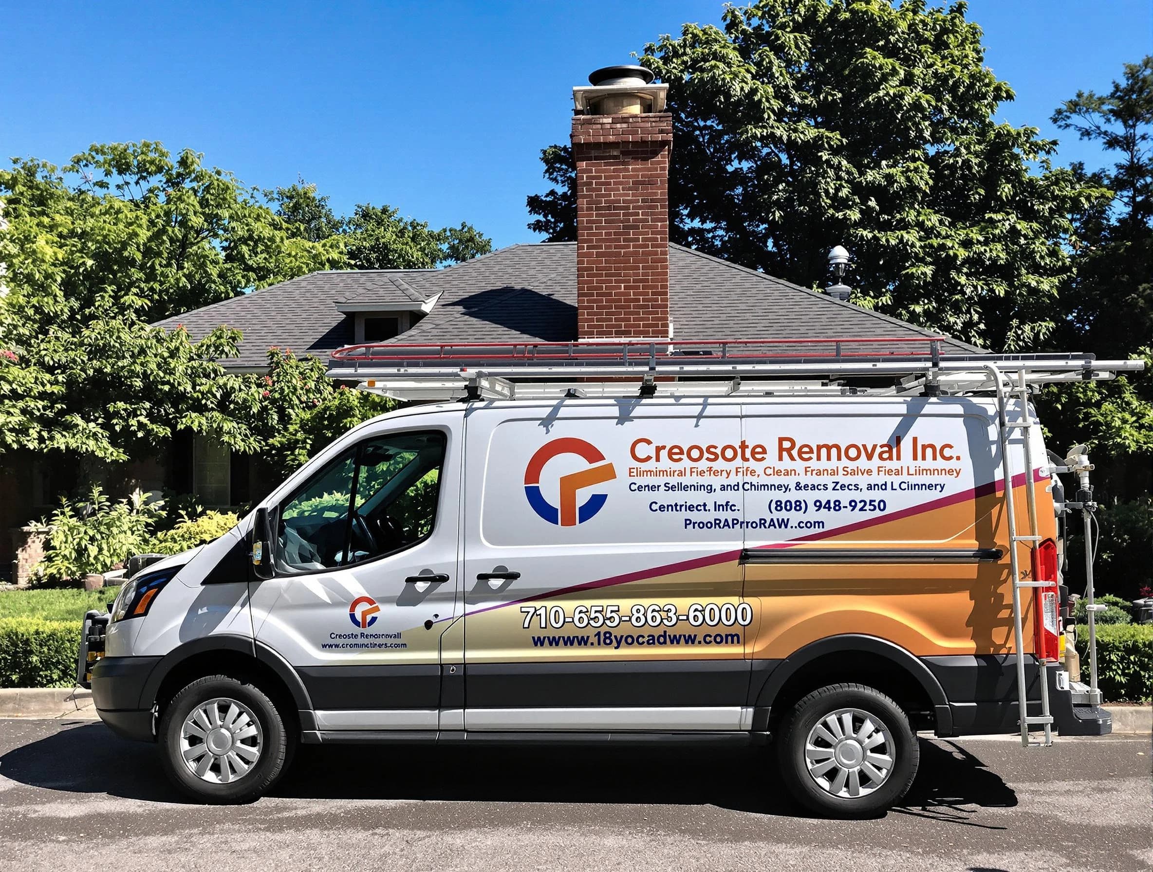 Providence Chimney Sweep technician removing creosote safely in Providence, RI