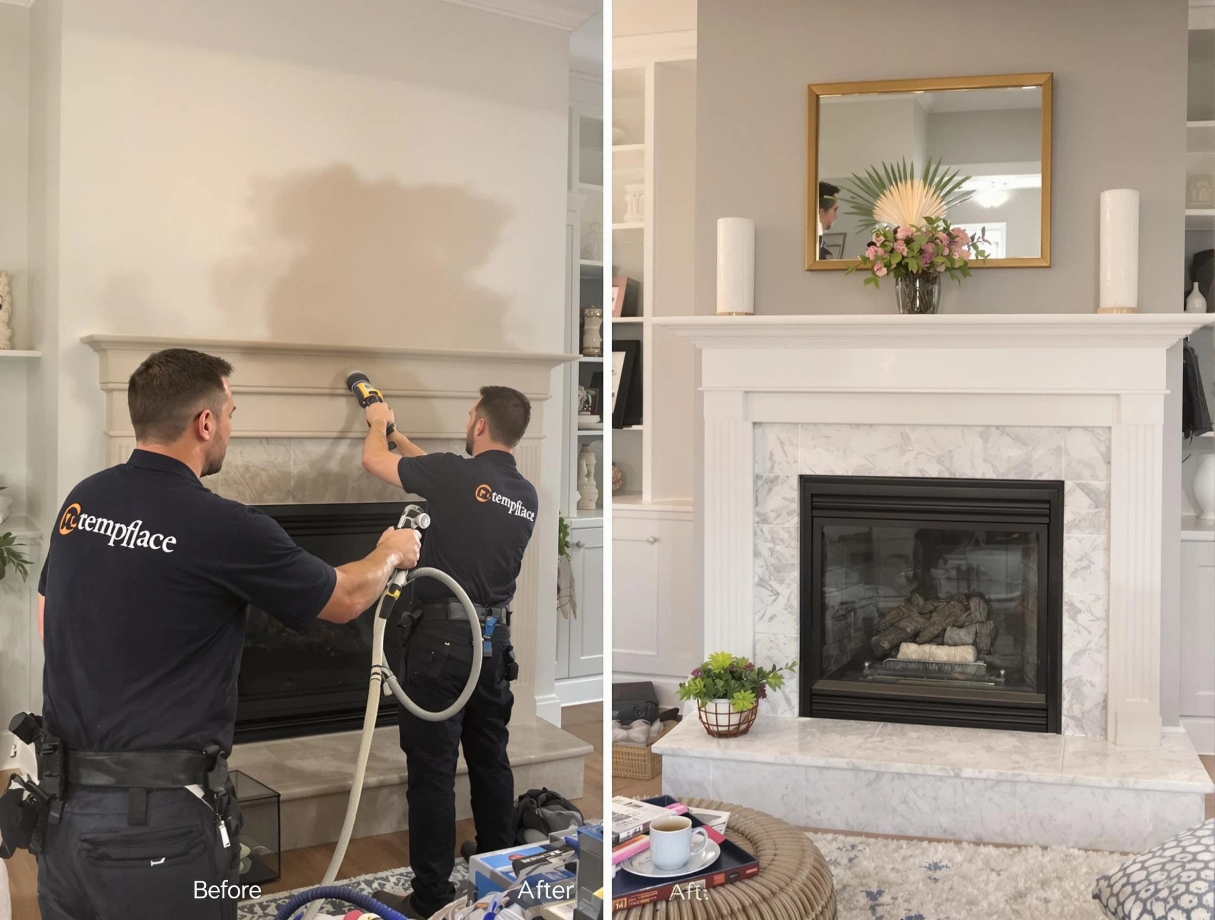 Professional soot removal by Providence Chimney Sweep team in Providence, RI